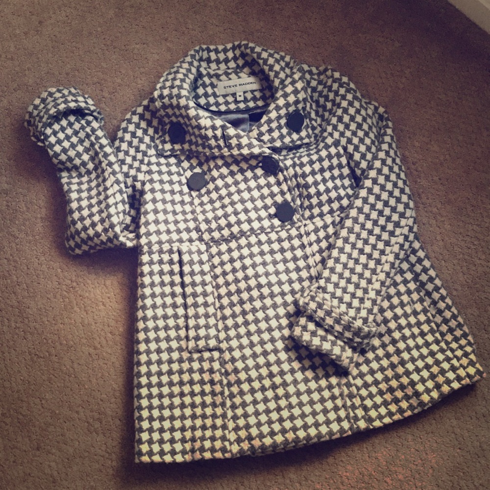 Steve Madden baby doll inspired wool coat